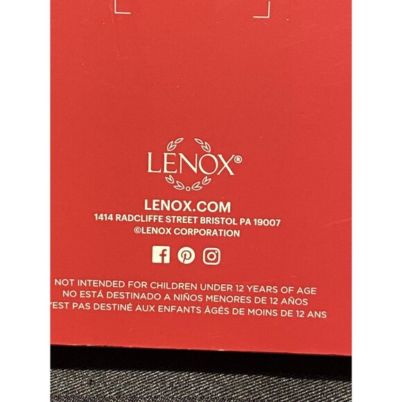 Lenox Our First Christmas Deer Wreath Ornament New In Box christmas ornament - Picture 4 of 6